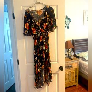 Womens asymmetrical dress XL